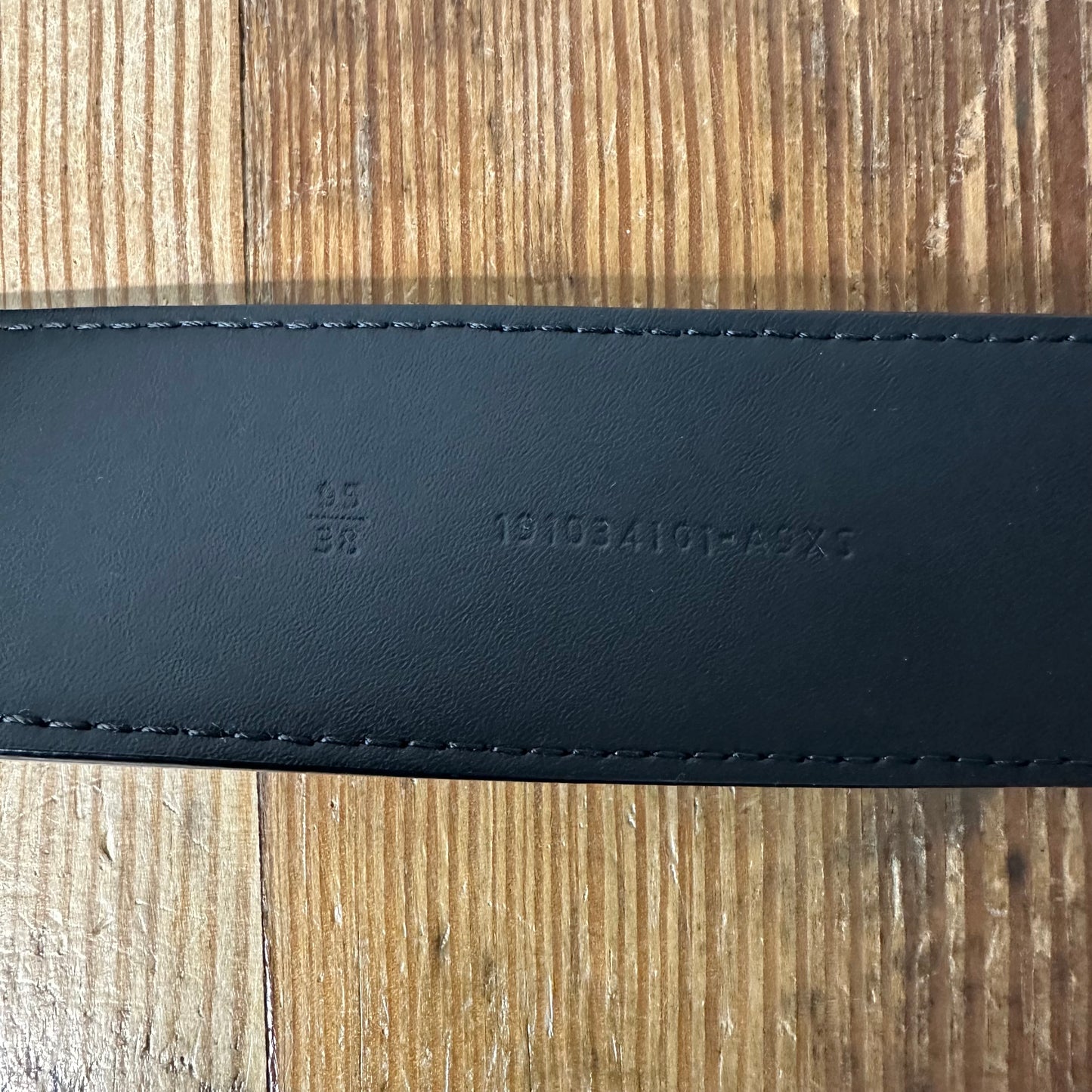 Fendi Diagonal Canvas Monogram Black Belt Sz (95/38)