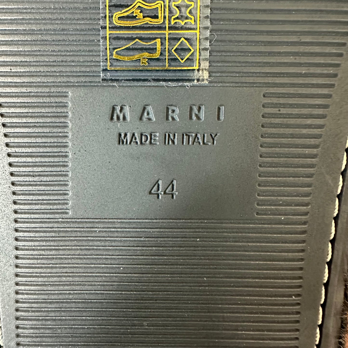 Marni Fussbett Sabot Black Slide Sz 11 (44) DS