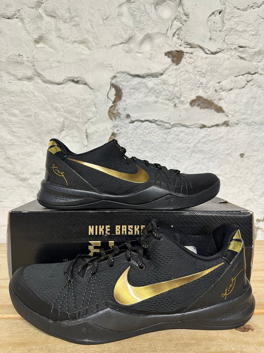 Nike Kobe 8 Elite Black Gold Sz 11.5