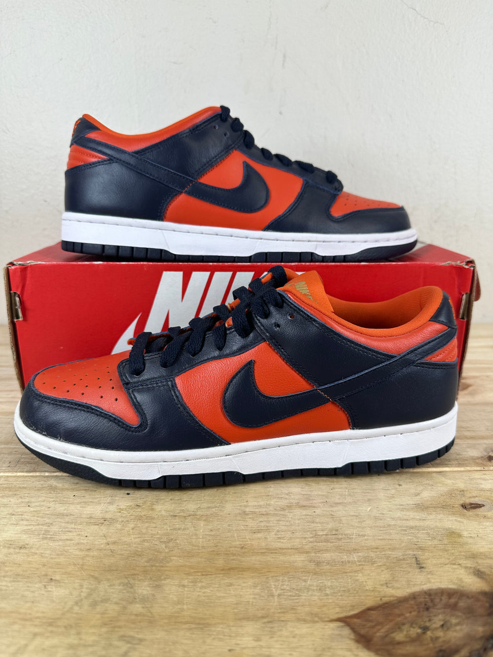 Nike Dunk Low Champs Colors University Orange Marine Sz 8.5