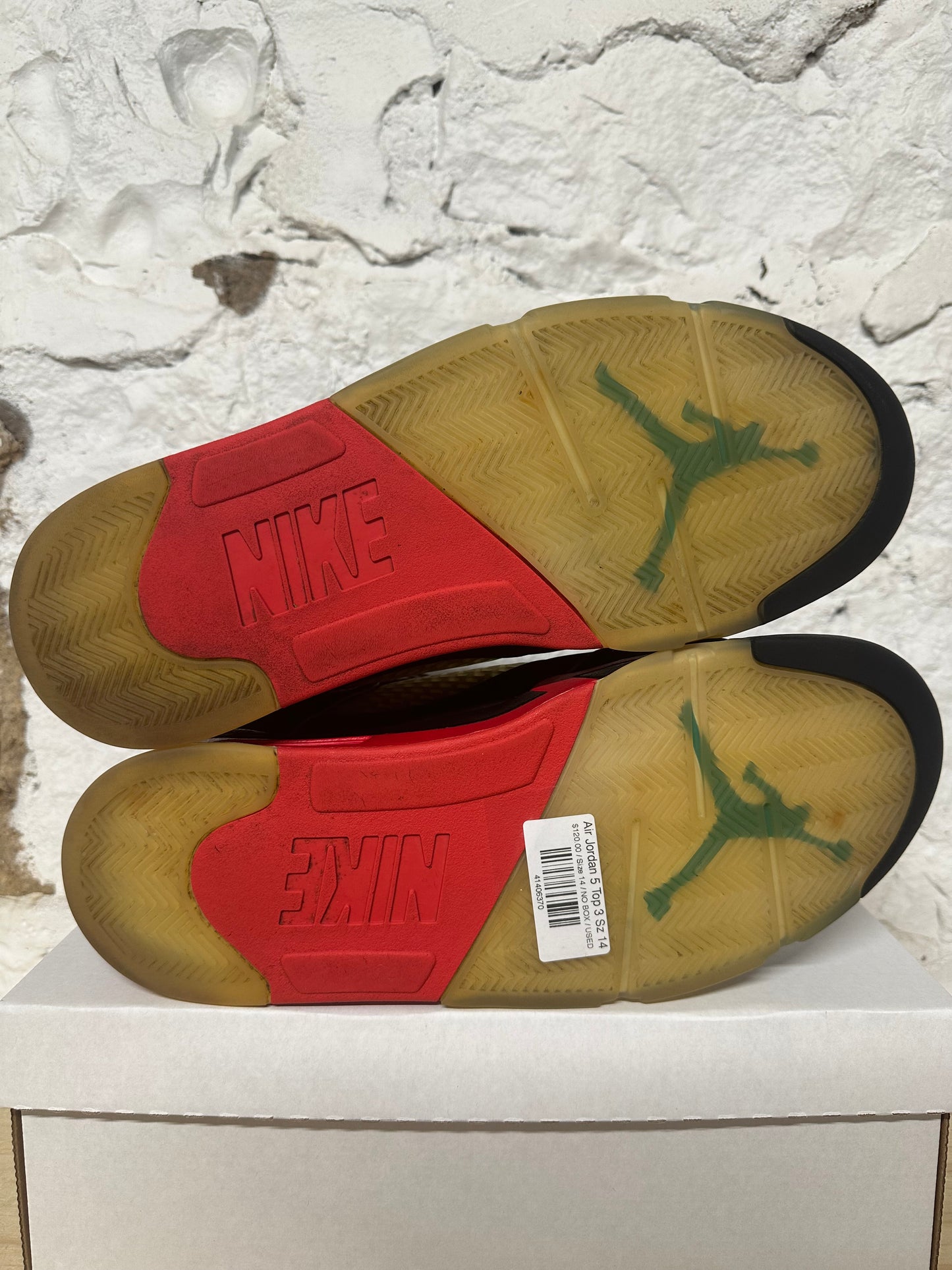 Air Jordan 5 Top 3 Sz 14