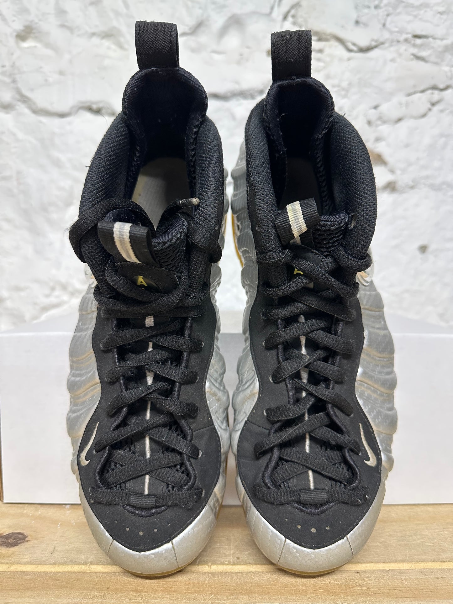 Nike Air Foamposite Pro Silver Surfer Sz 8