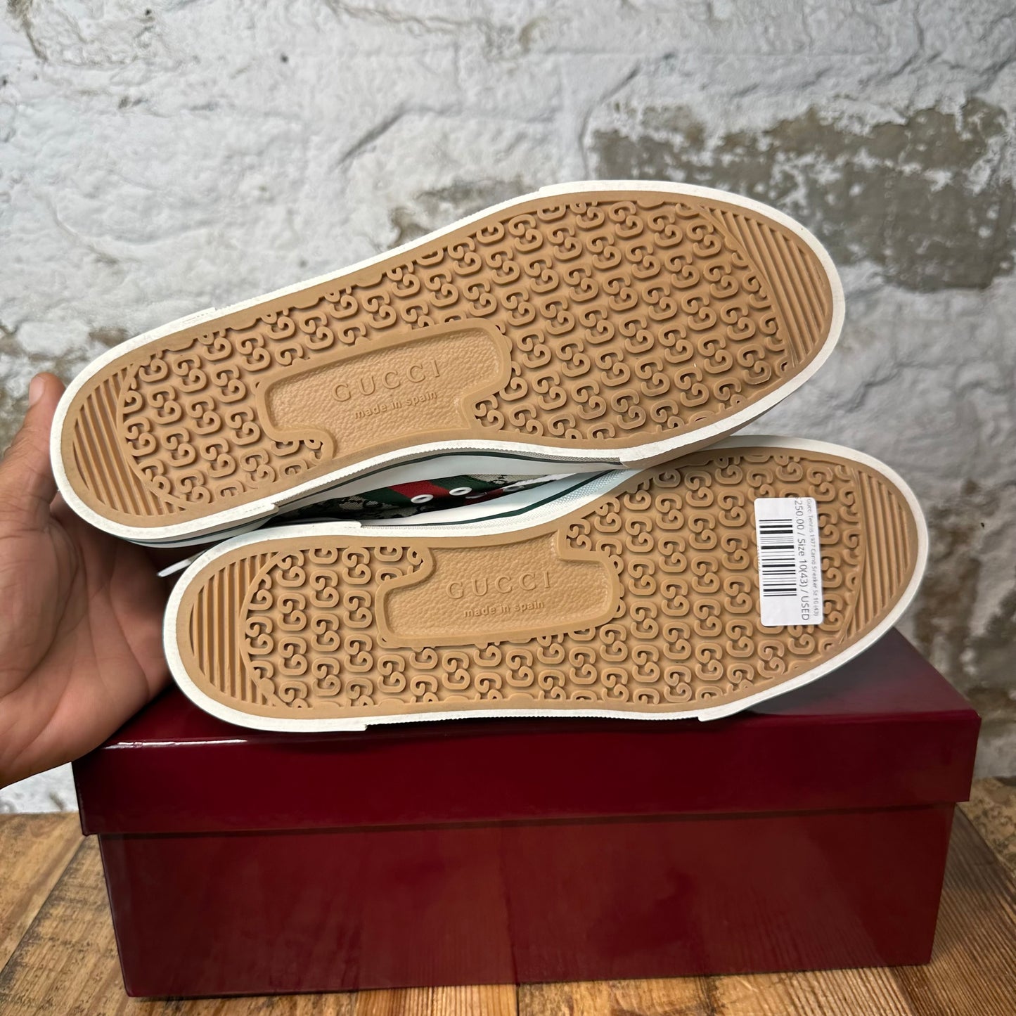 Gucci Tennis 1977 Camo Sneaker Sz 10 (43)