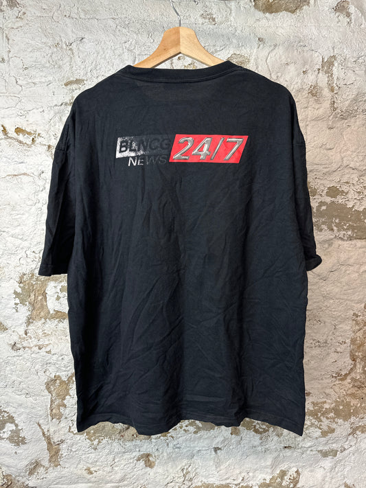 Balenciaga News Black T-shirt Sz XL