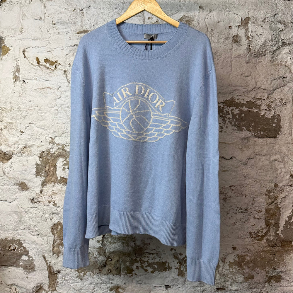 Christian Dior x Jordan Wings Sweater Blue Sz 3XL (XL) DS