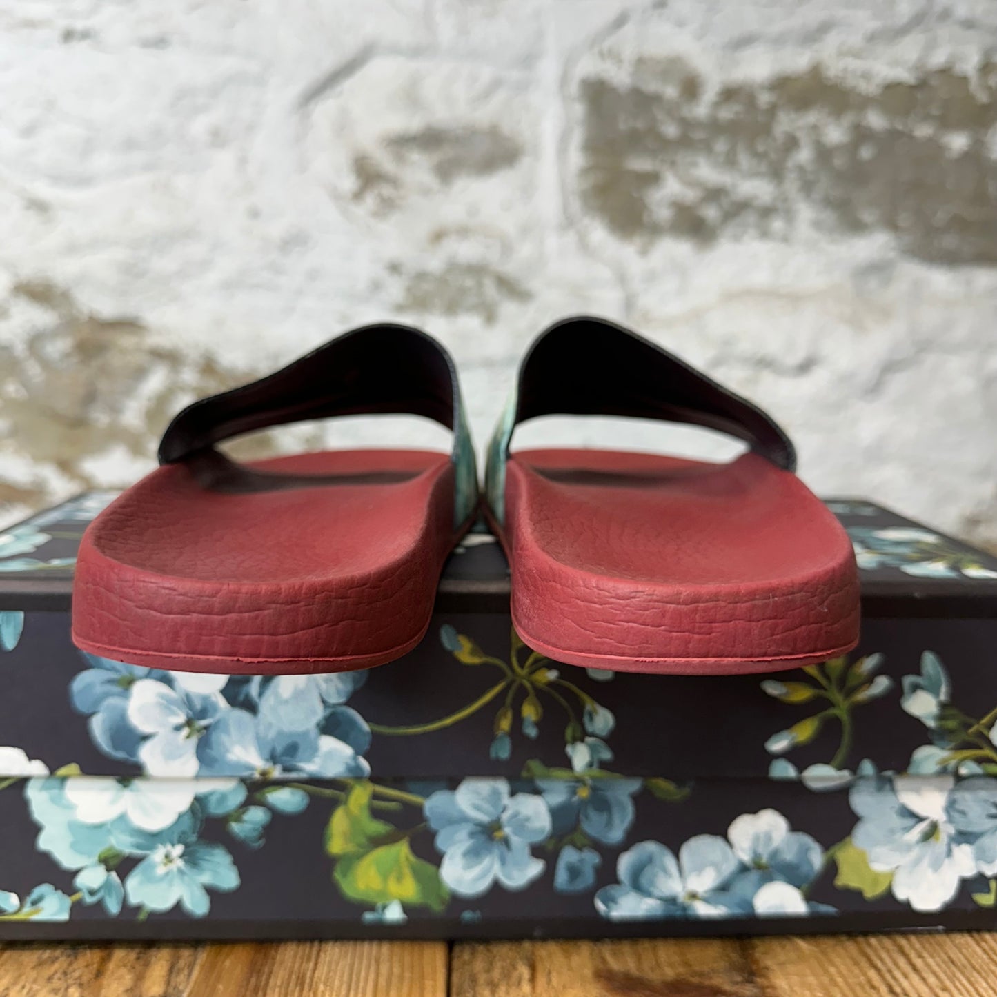 Gucci Floral GG Monogram Slide Sz 4.5 (36)