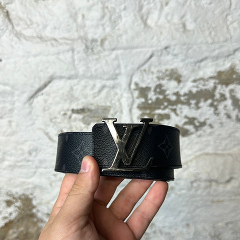 Louis Vuitton Graphite Monogram Belt Sz 80/32 W/ Box