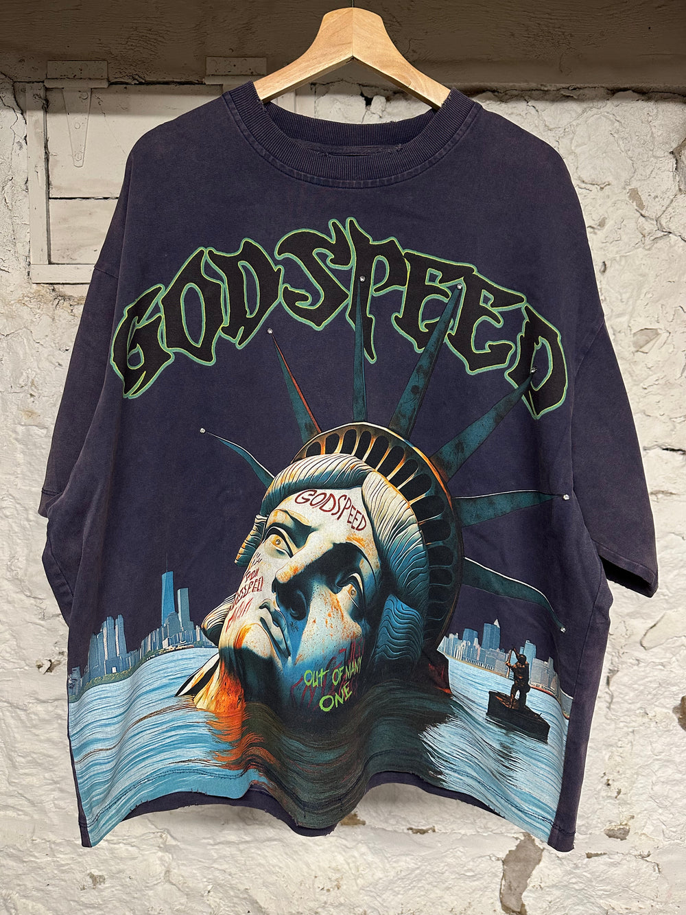 Godspeed Liberty T-shirt Purple Sz XL