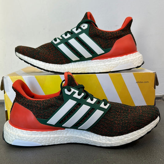 Adidas Ultra Boost 4.0 Miami Hurricanes Sz 10 DS