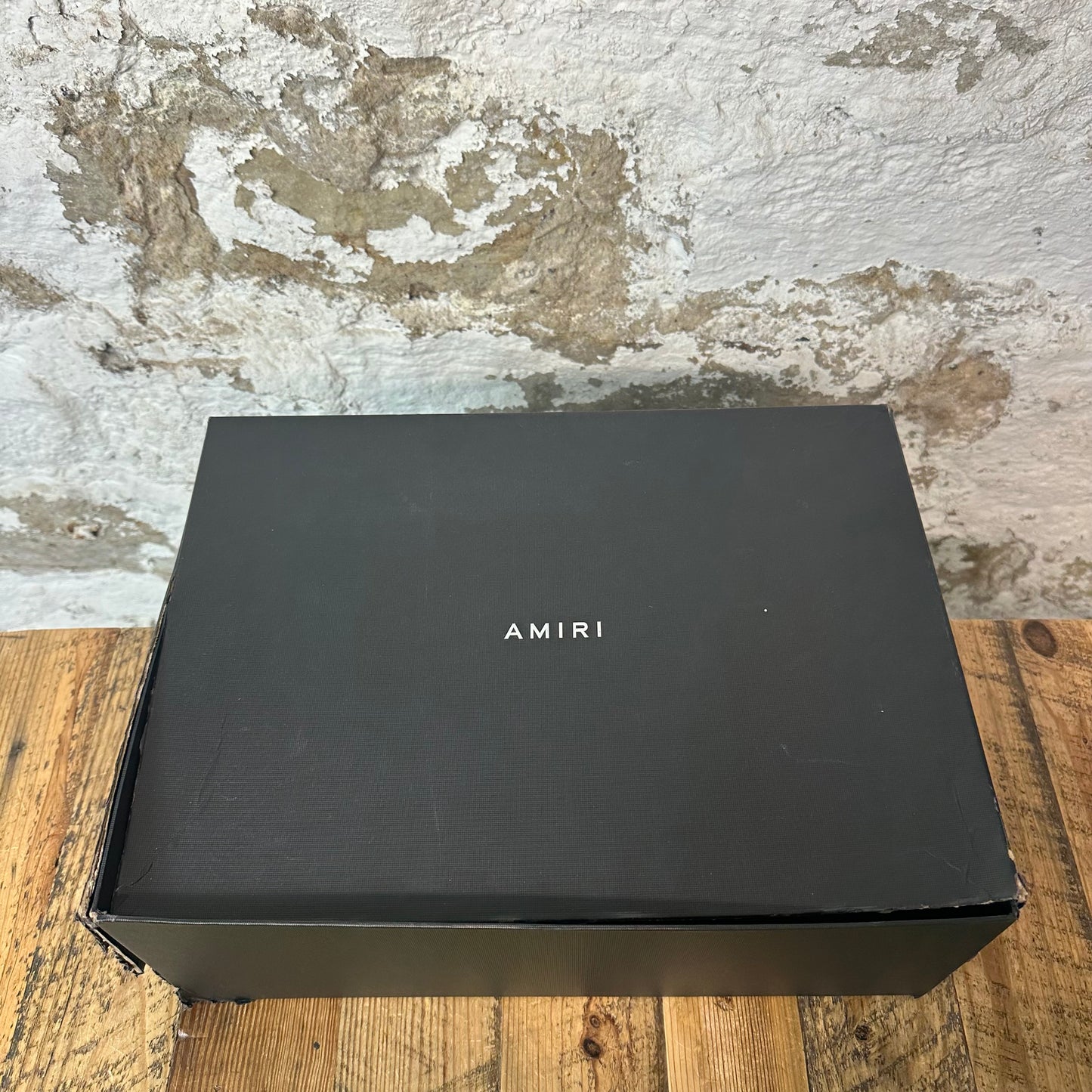 Amiri High Brown Paisley Skeleton White Sneaker Sz 10 (43)