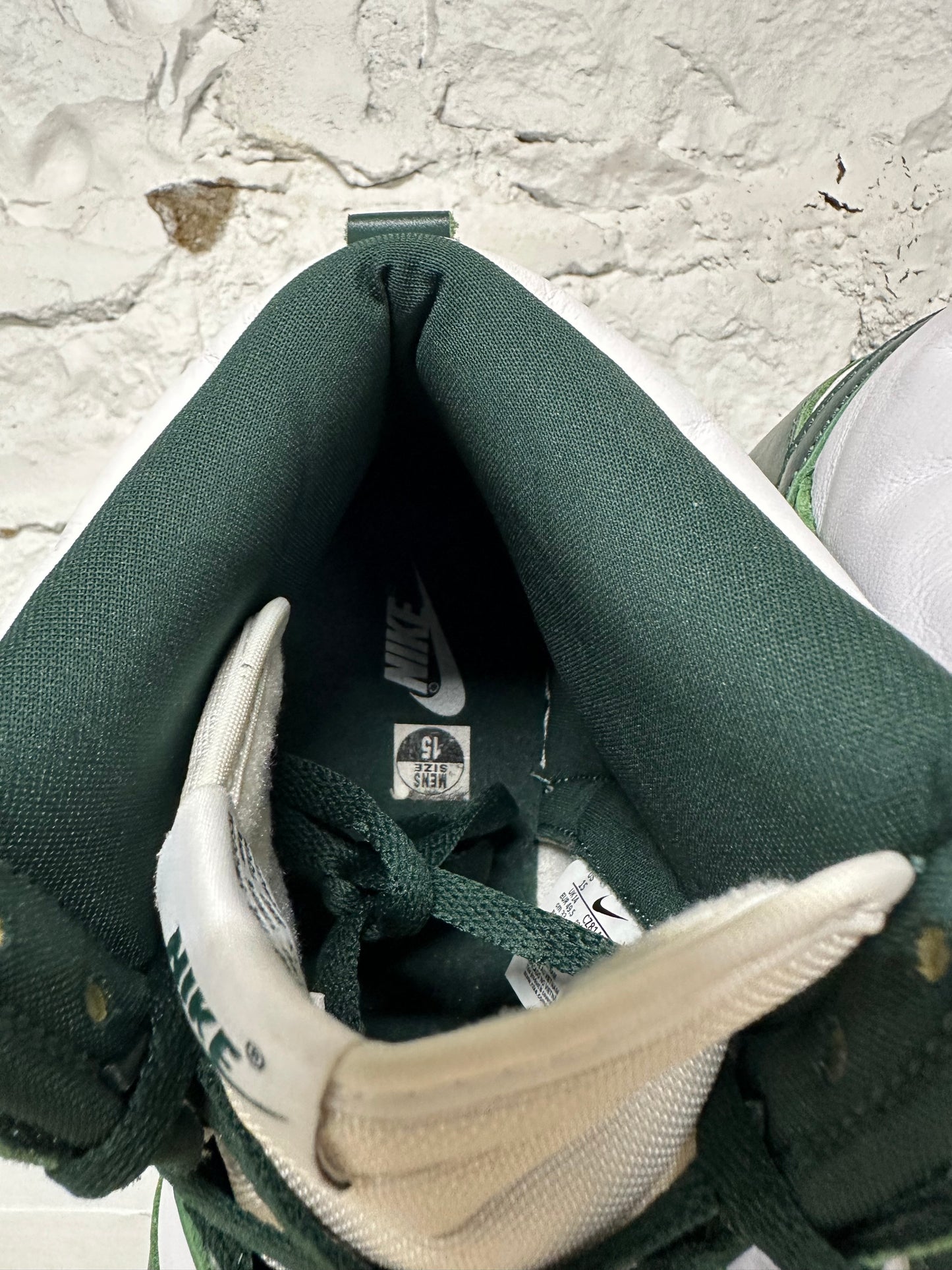 Nike Dunk High Spartan Green Sz 15