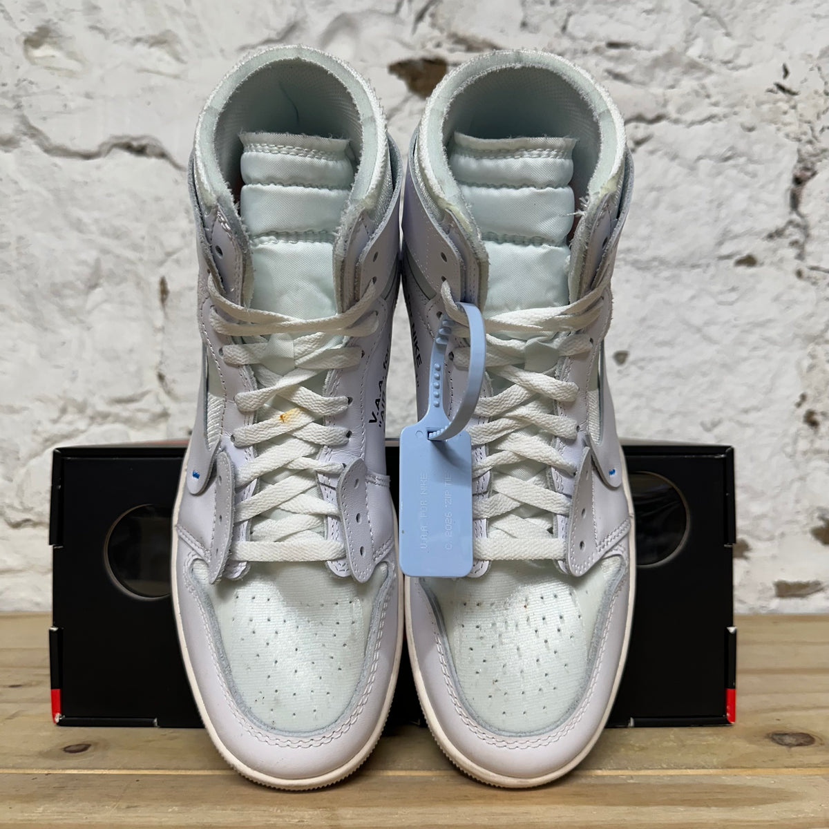 Air Jordan 1 High Virgil Abloh Archive Alaska Sz 9.5