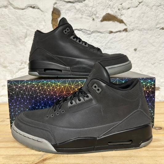 Air Jordan 3 5lab3 Balck Sz 9.5