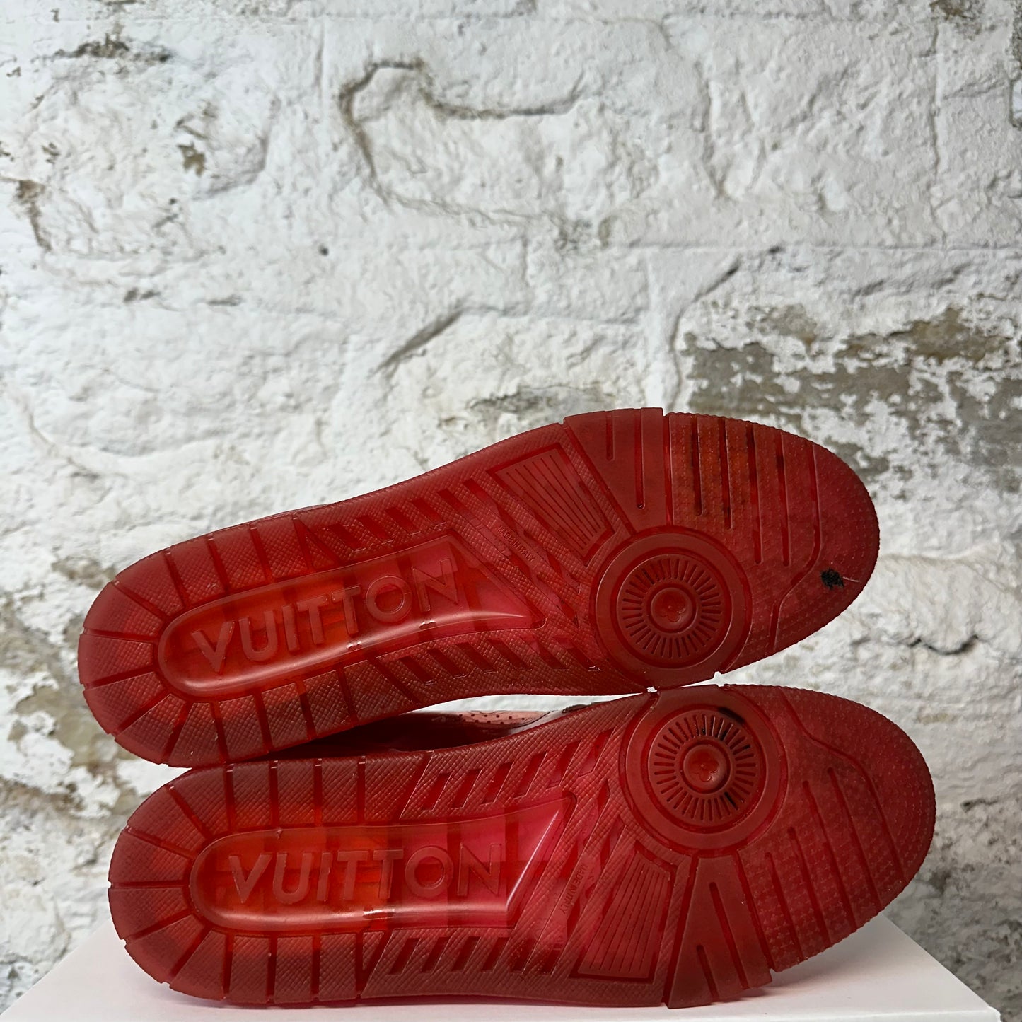 Louis Vuitton Transparent Pink Trainer Sz 11.5 (10LV) No Box