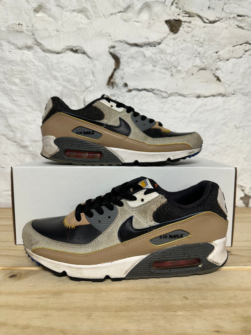 Nike Air Max 90 Alter And Reveal Grey Fog Sz 8.5