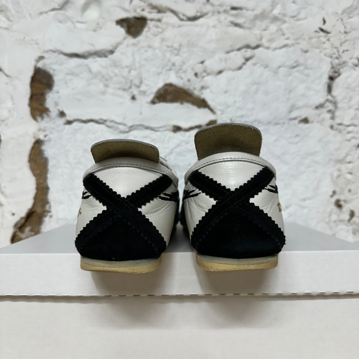 Ontisuka Tiger Mexico 66 Deluxe Katana White Black Sz 11.5