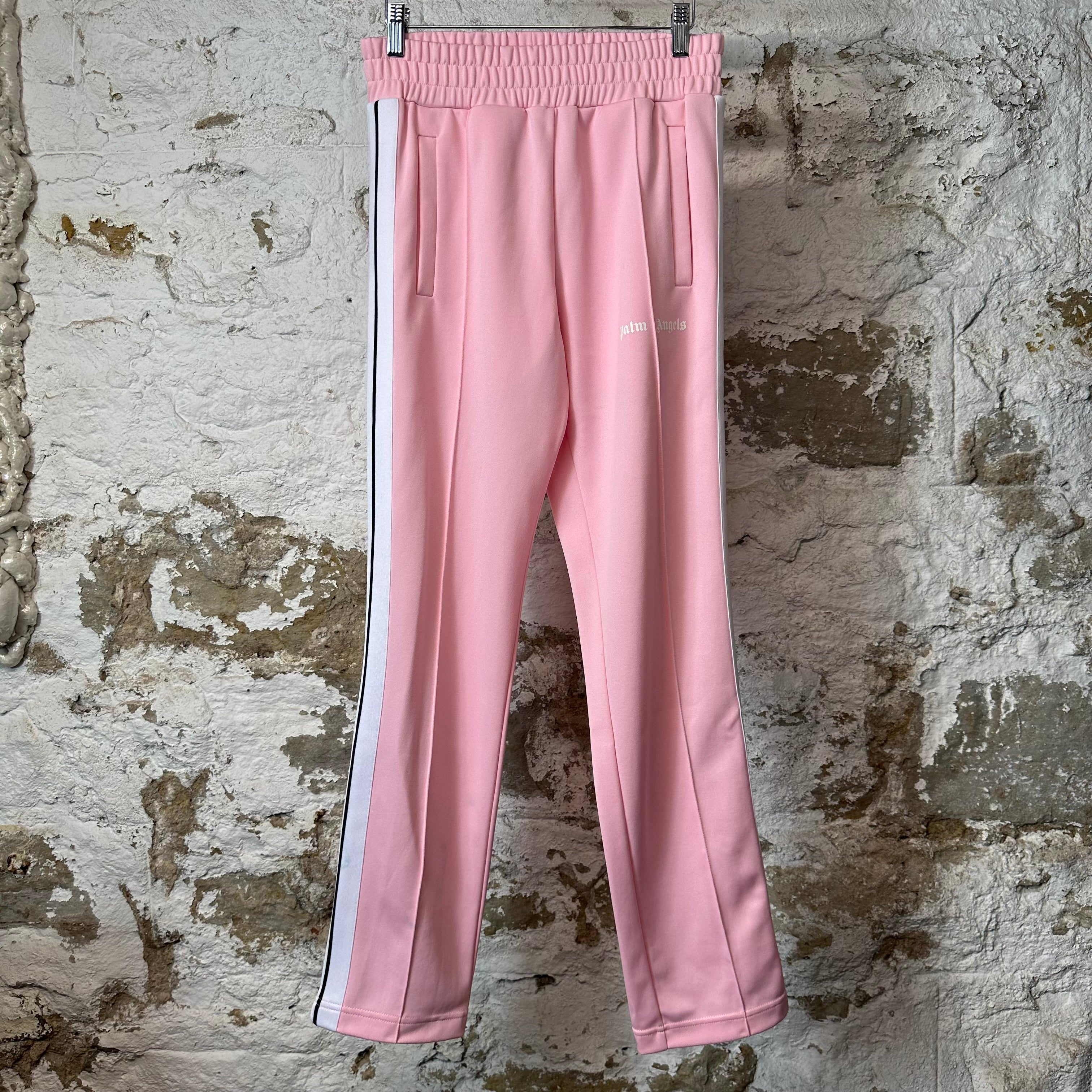 Palm Angels Pink White Track Pants Sz S
