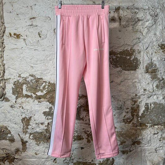 Palm Angels Pink White Track Pants Sz S
