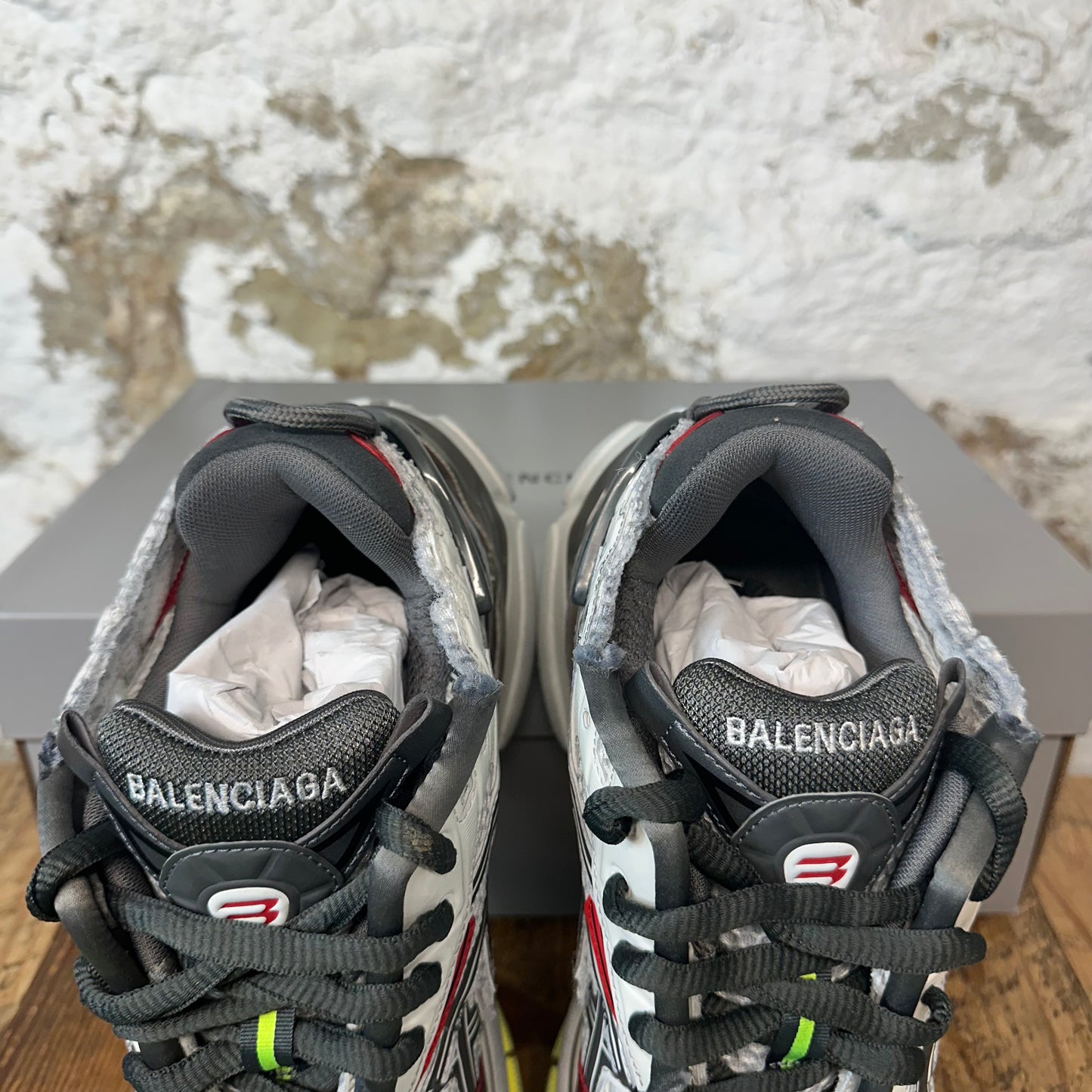 Balenciaga Runner Black White Red Sneaker