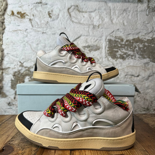 Lanvin Curb Multicolor Lace Grey Sneaker Sz 11 (44)