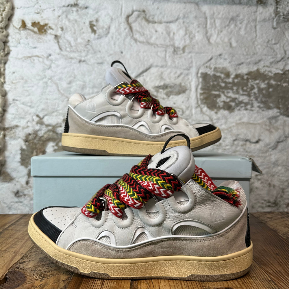 Lanvin Curb Multicolor Lace Grey Sneaker Sz 11 (44)