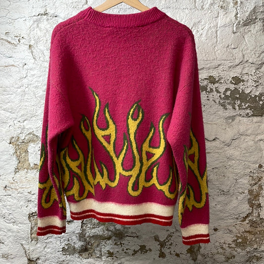 Palm Angels Pink Sweater Sz M