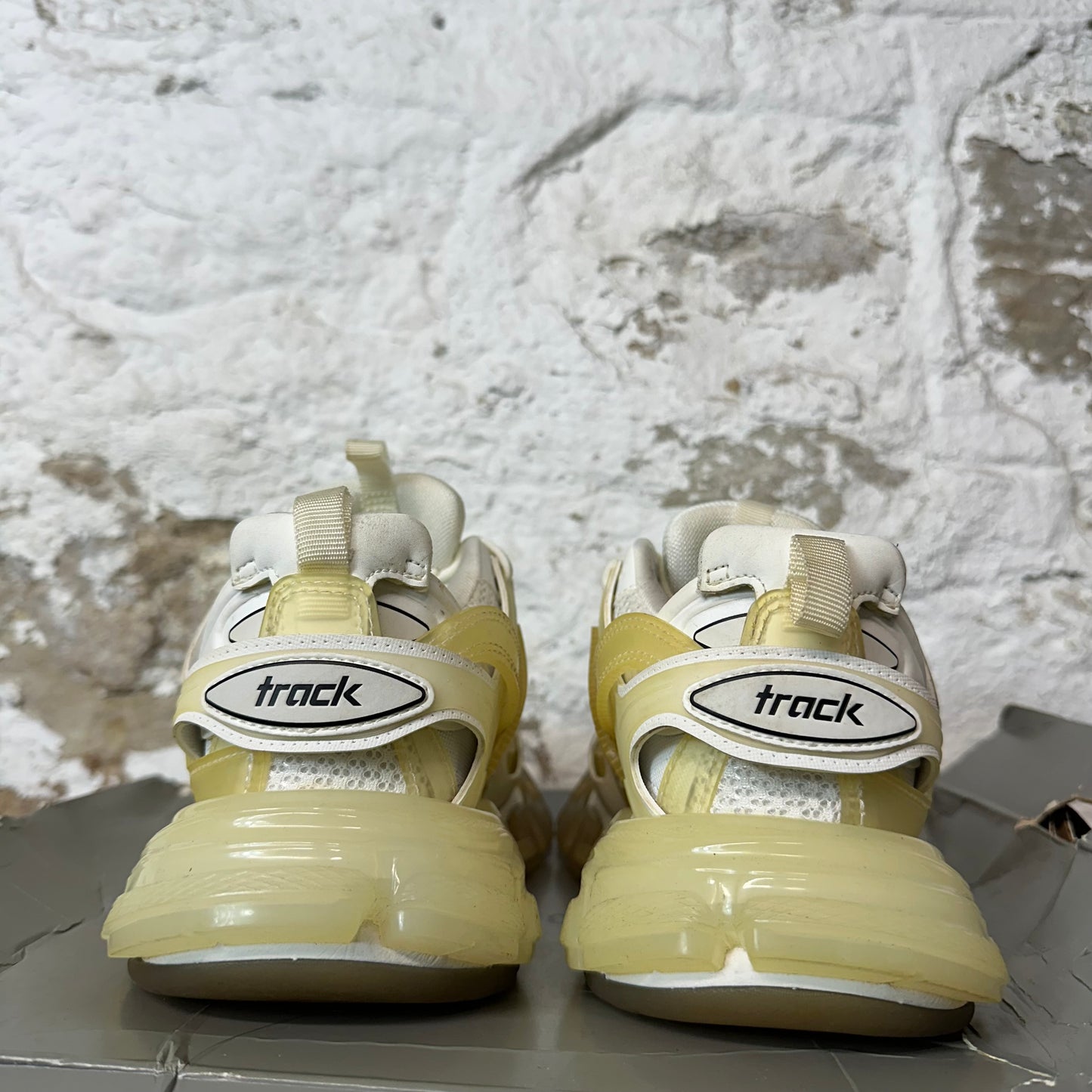 Balenciaga Track Runner White Clear Sneaker Sz 5 (37)