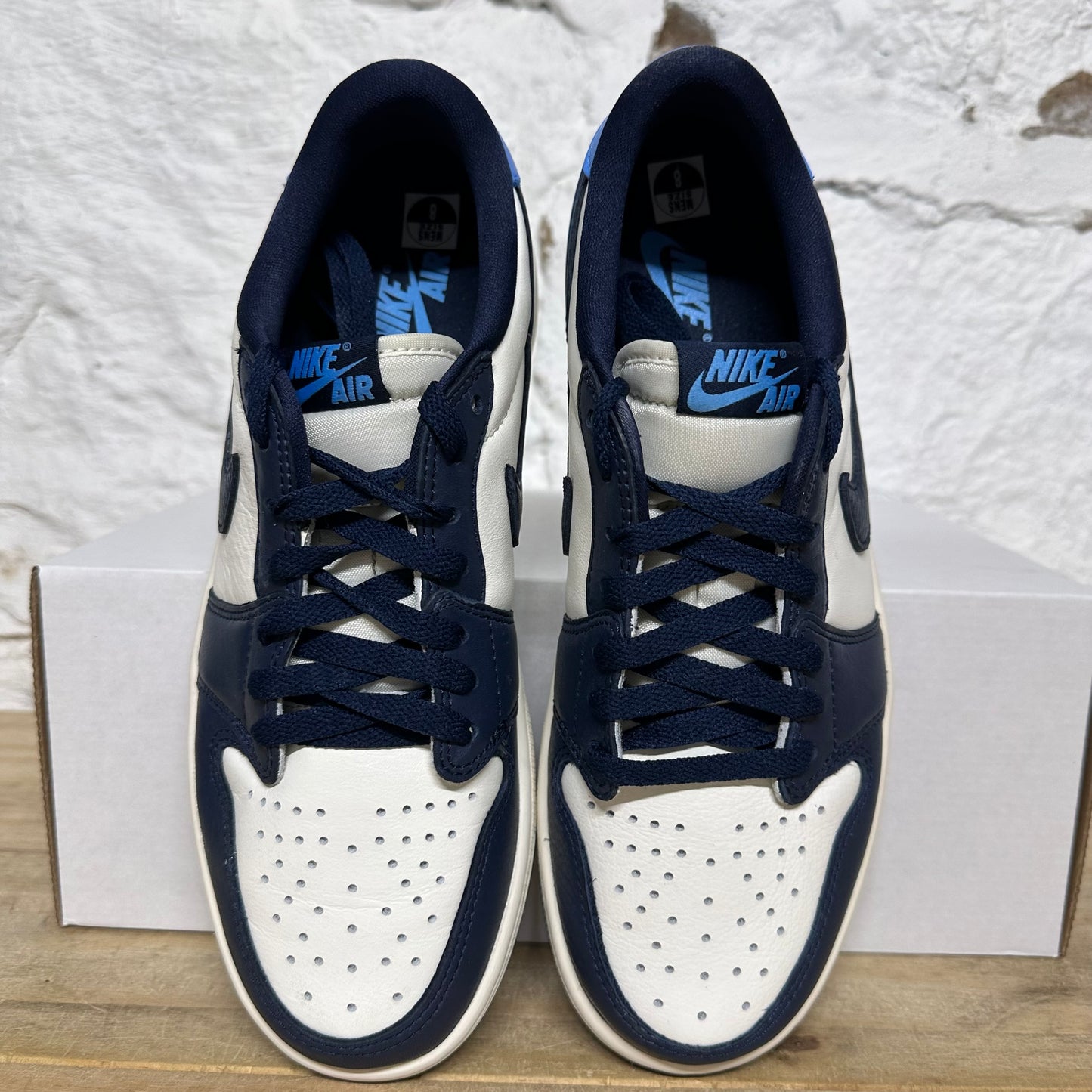 Air Jordan 1 Low Obsidian Sz 8