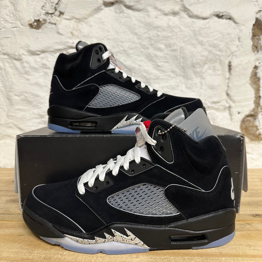 Air Jordan 5 Black Metallic Reimagined Sz 7.5 DS