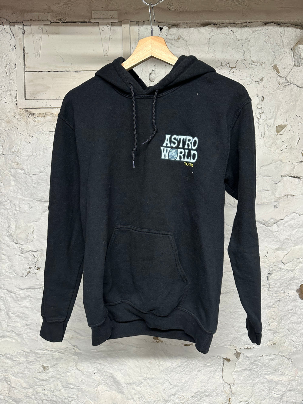 Travis Scott Astro World Tour Black Hoodie Sz S