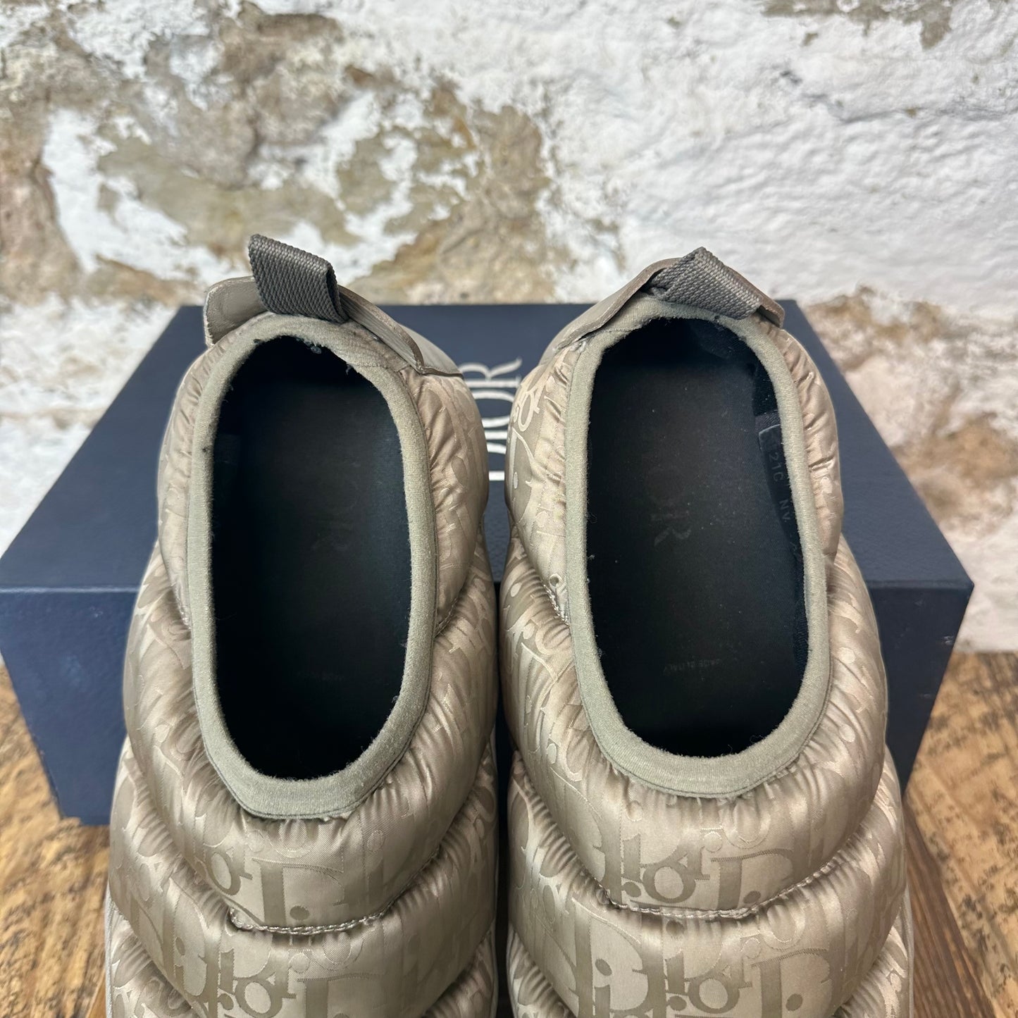 Dior Oblique Quilted Snow Slipper Sneaker Sz 12 (45)