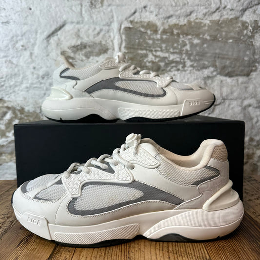 Dior B24 White Grey Sneaker Sz 8 (41)
