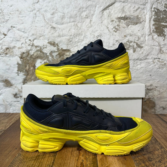 Raf Simons Yellow Navy Ozweego Sneaker Sz 10 No Box