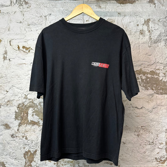 Balenciaga 24/7 New Black T-Shirt Sz S