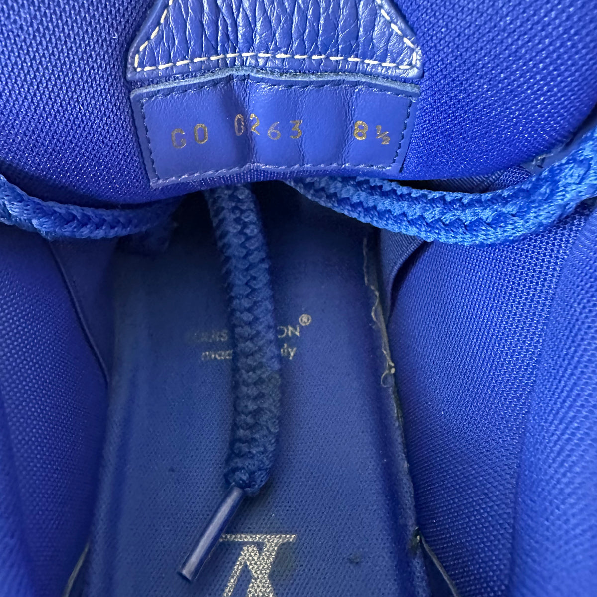 Louis Vuitton Blue Skate Sneaker Sz 10 (8.5LV)