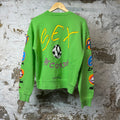 Chrome Hearts Matty Boy Sex Records Crewneck Green Sz M