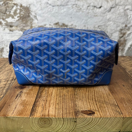 Goyard Boeing 25 Blue Monogram Toiletry Bag (Inside Stained)