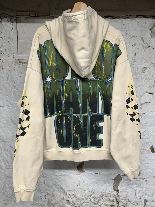 Godspeed Racecar Cream Hoodie Sz XL