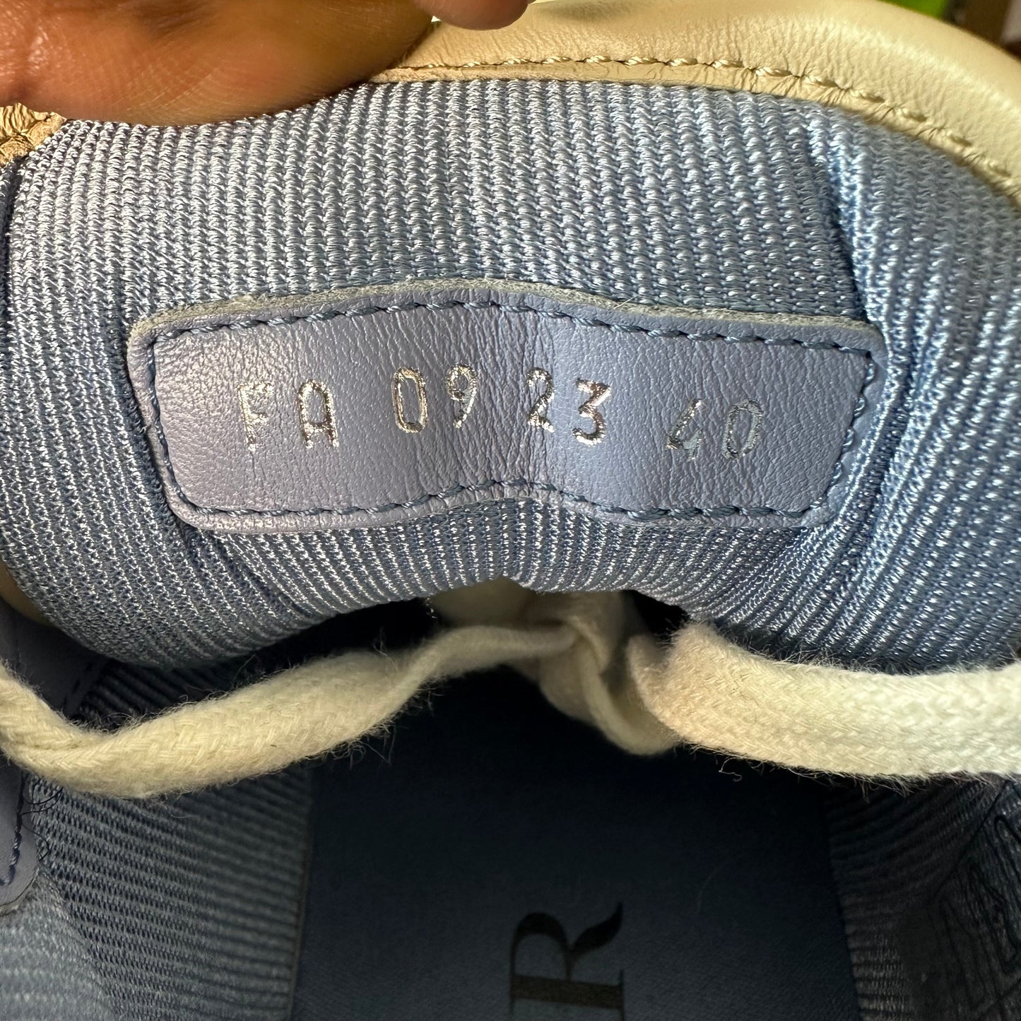 Dior B57 Mid Blue Beige White Sneaker Sz 7 (40)