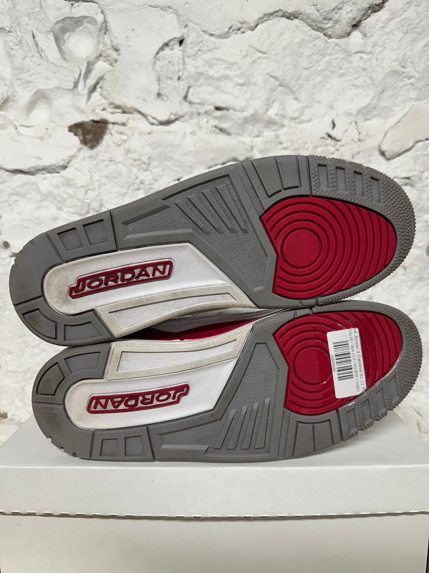 Air Jordan 3 Cardinal Sz 11.5