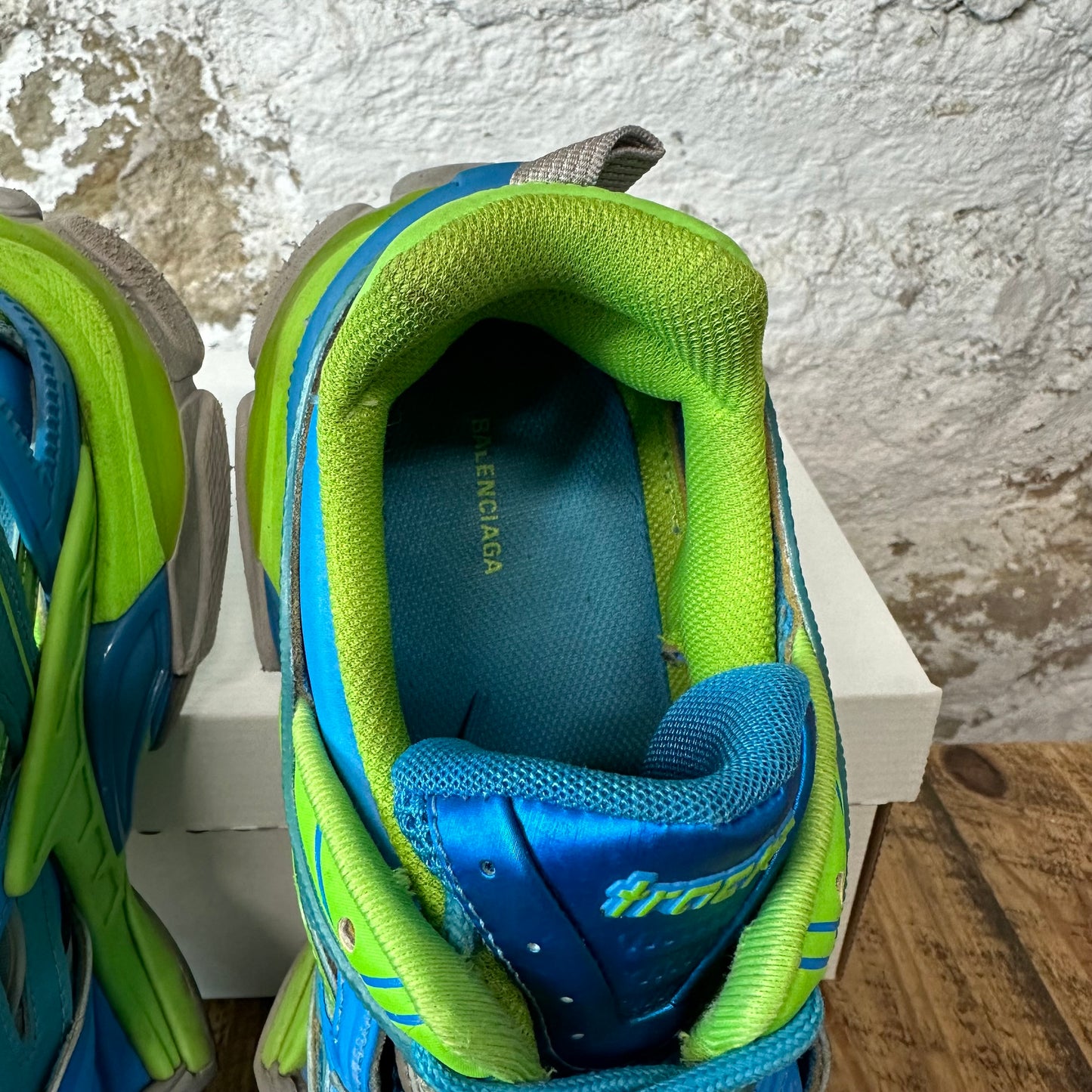 Balenciaga Track 2 Blue Green Sz 9 (42) No Box