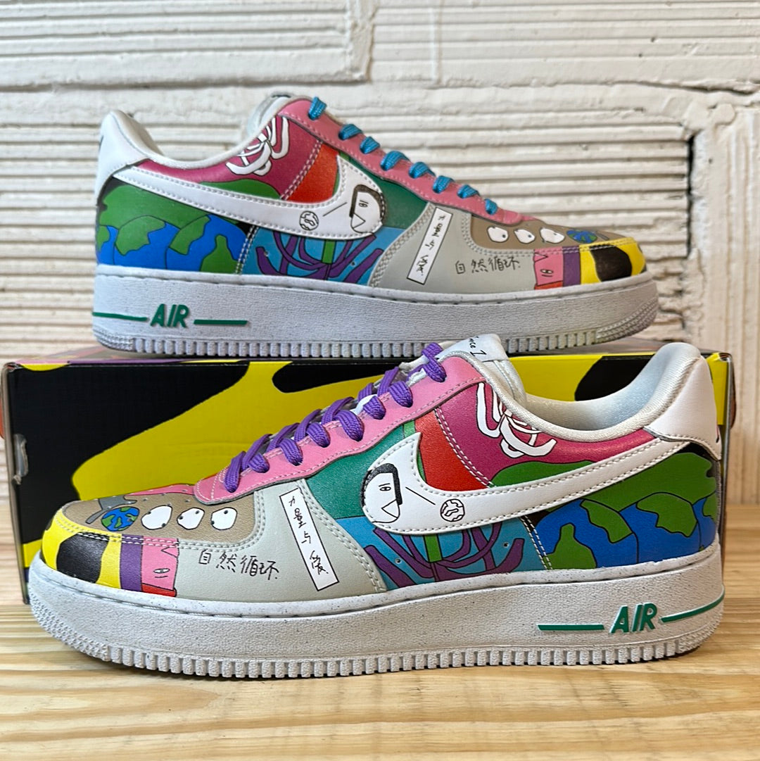 Nike Air Force 1 Flyleather Ruohan Wang Sz 9