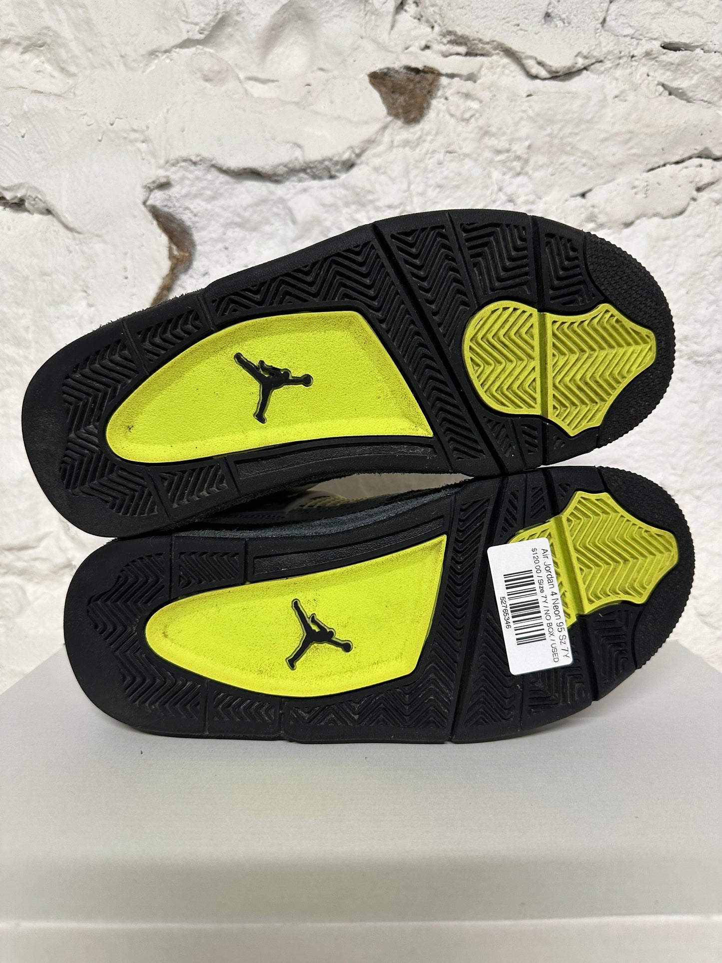 Air Jordan 4 95 Neon Sz 7Y