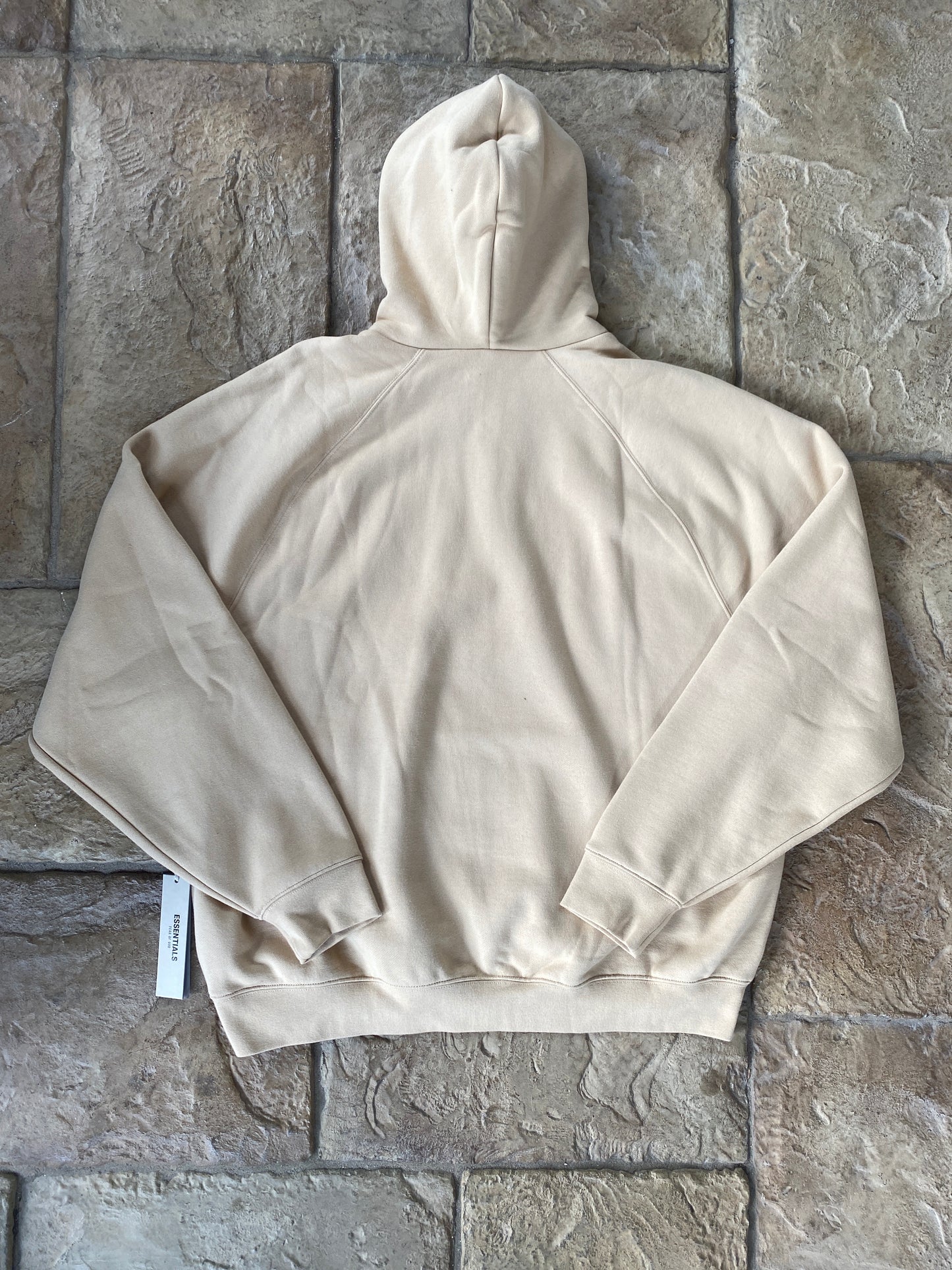 Fear of God Essentials Egg Shell Hoodie Sz XL DS