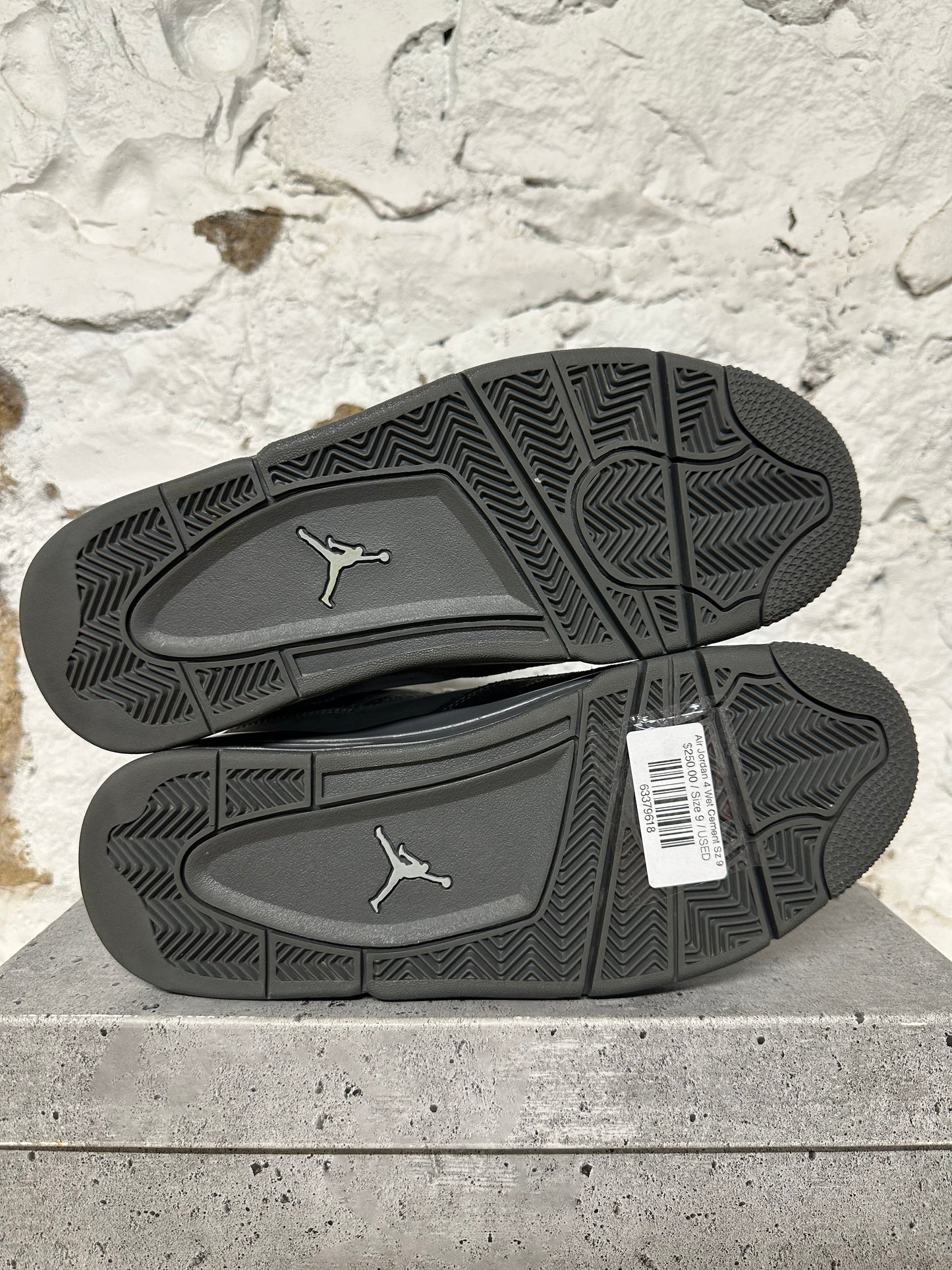 Air Jordan 4 Wet Cement Sz 9