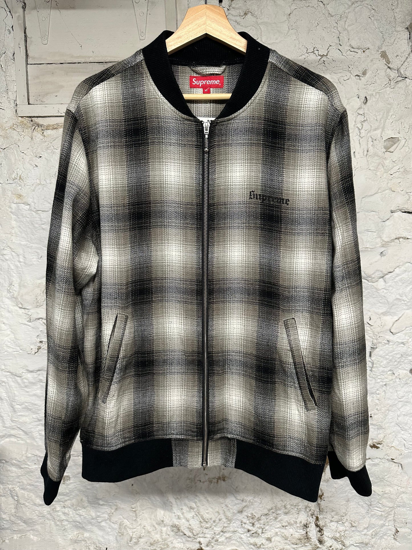 Supreme Shadow Plaid Jacket Sz XL
