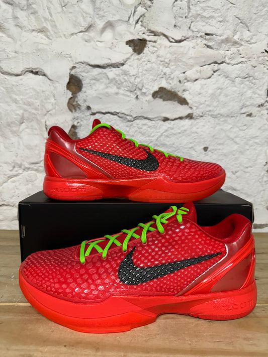 Nike Kobe 6 Protro Reverse Grinch Sz 12 DS