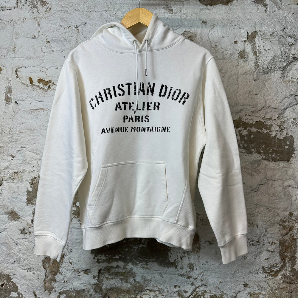 Christian Dior Atelier Hoodie White Sz M