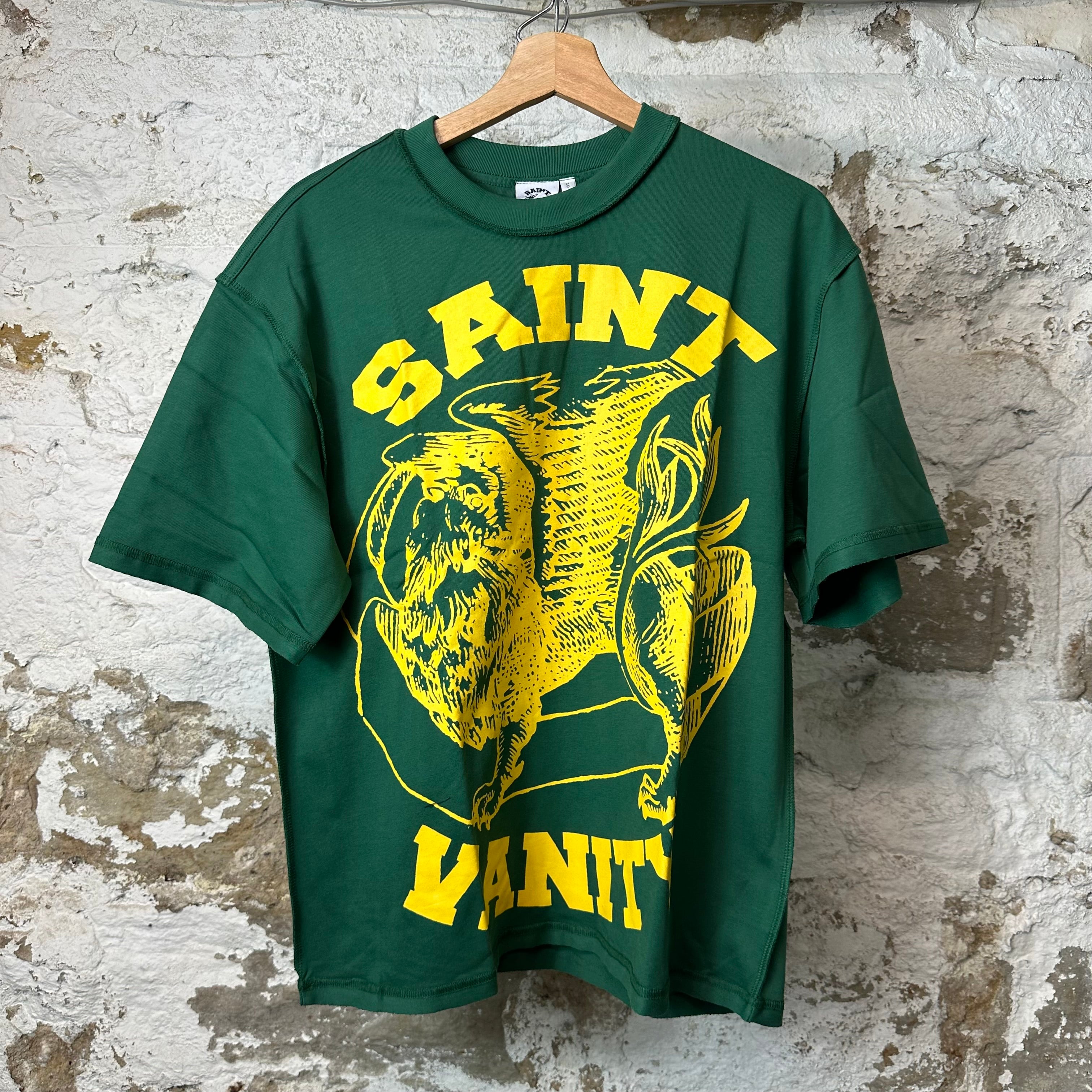 Saint Vanity Yellow Griffin Green T-shirt