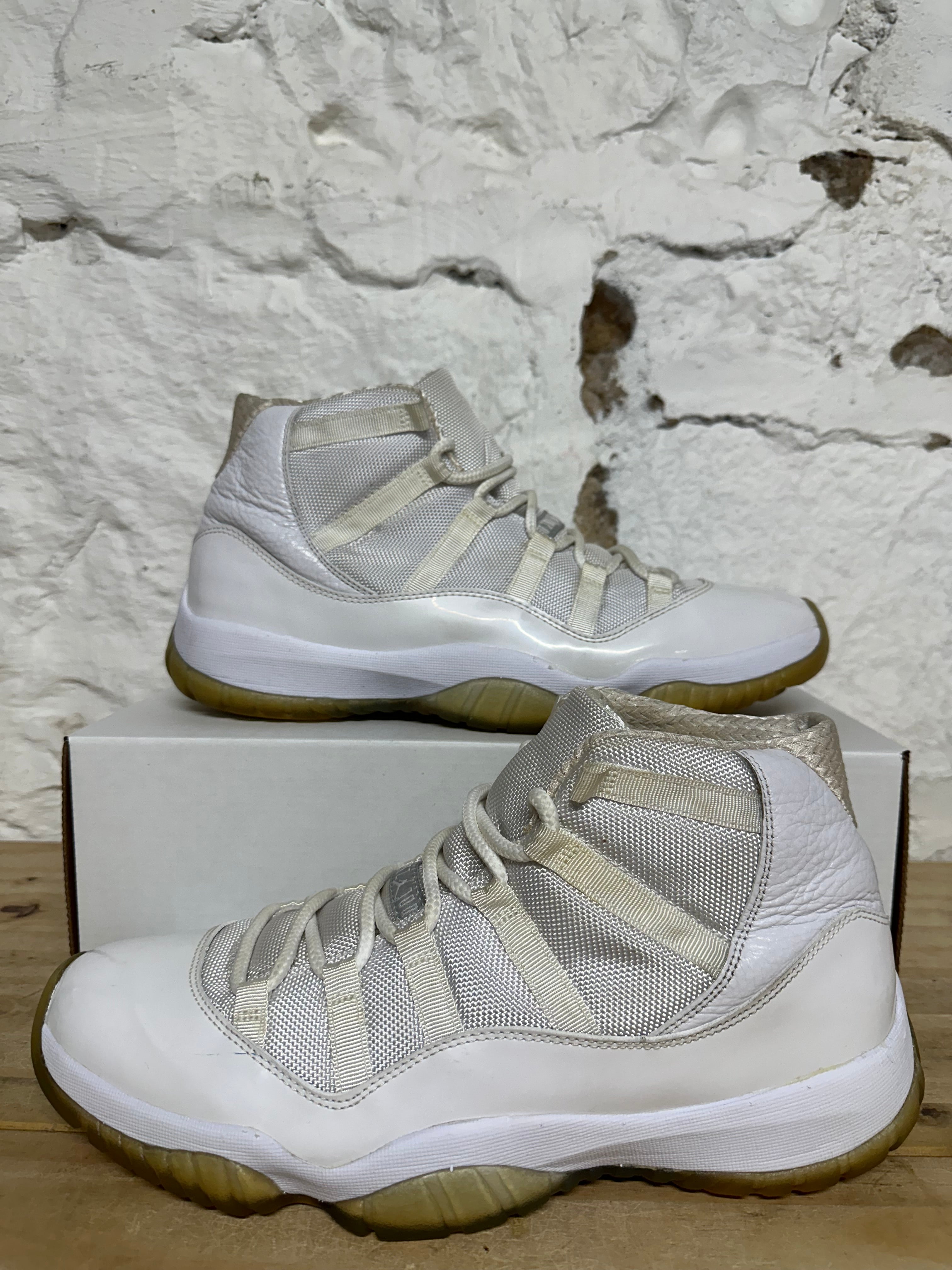 Air Jordan 11 High Silver Anniversary Sz 12